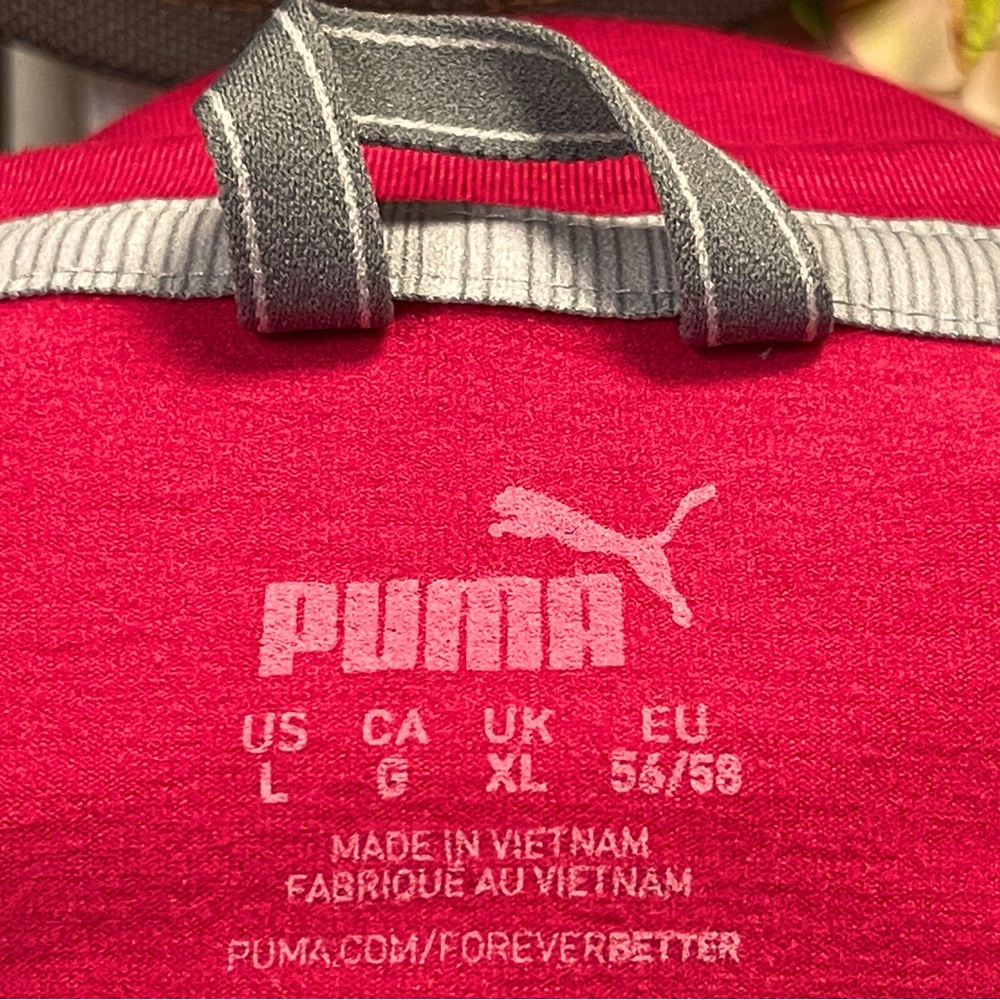 Puma Golf Cloudspun Crewneck Long Moisture Wicking Long Sleeve Shirt size Large - Picture 7 of 7